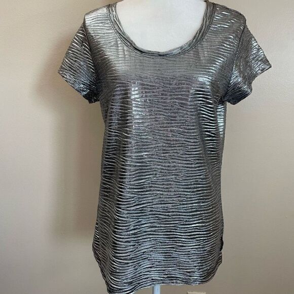 Seven 7| Premium Quality Brand|Metallic| 90s Vintage Blouse - Picture 1 of 9